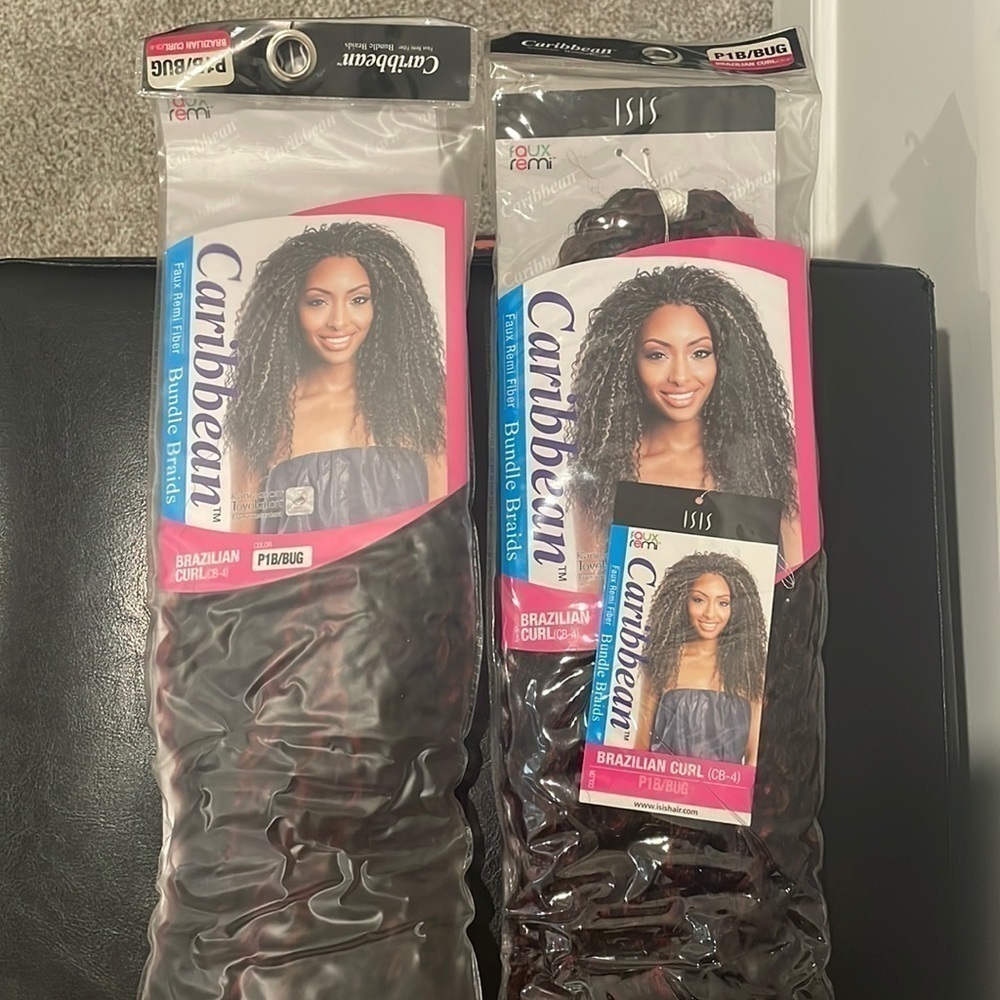 Caribbean Bundle Braids in Brazilian Curl, 1 pack​​​​​​​​​​​​​​​​
